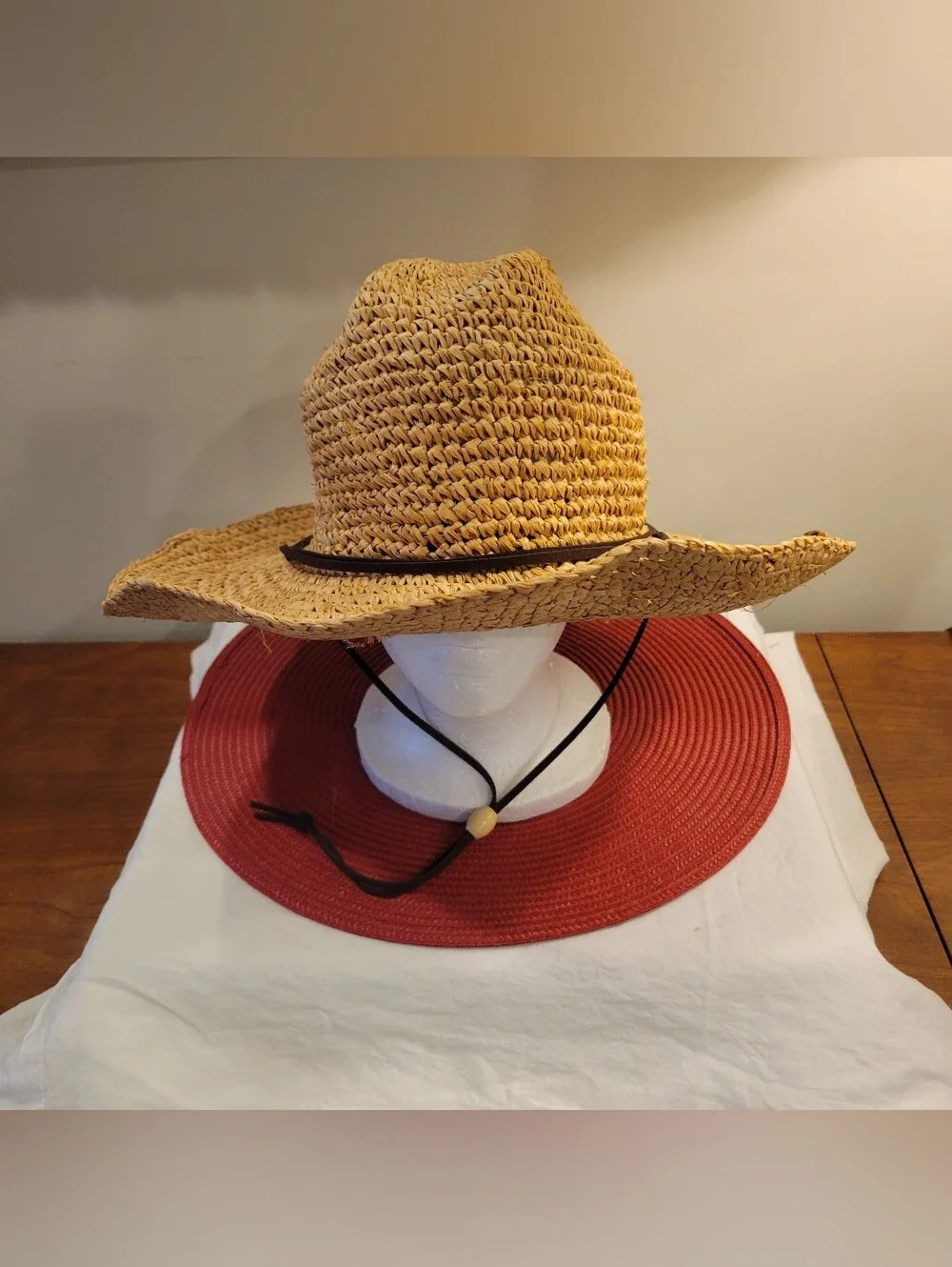 🐴EUC~ RIP CURL Straw Cowgirl Hat